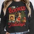 I'm Booked For The Holidays Christmas Reading Bookworm Xmas Unisex Sweatshirt I'm Booked For The Holidays Christmas Reading Bookworm Xmas Unisex Sweatshirt