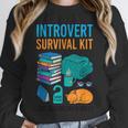 Introvert Book Lover Introvert Survival Kit Unisex Sweatshirt