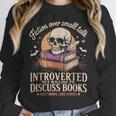 Introverted But Willing To Discuss Books Cozy Aesthetic Unisex Sweatshirt Introverted But Willing To Discuss Books Cozy Aesthetic Unisex Sweatshirt