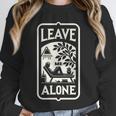 Introvert's Peaceful Solitude Graphic Leave Me Alone Quiet Unisex Sweatshirt
