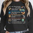 IWill Read Books On A Boat & Everywhere Reading Kids Unisex Sweatshirt