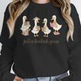 Just A Bookish Goose Goose Book LoverSilly Goose Book Club Unisex Sweatshirt