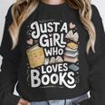 Just a Girl Who Loves Books Bookish Readers Book Lover Girls Unisex Sweatshirt Just a Girl Who Loves Books Bookish Readers Book Lover Girls Unisex Sweatshirt