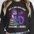 Just a Girl Who Loves Dragons And Books Reading Unisex Sweatshirt Just a Girl Who Loves Dragons And Books Reading Unisex Sweatshirt