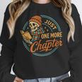 Just One More Chapter Skeleton Reading Book Scaft Beanie Unisex Sweatshirt Just One More Chapter Skeleton Reading Book Scaft Beanie Unisex Sweatshirt