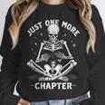 Just One More Chapter Skeleton Reading Bookworm Unisex Sweatshirt Just One More Chapter Skeleton Reading Bookworm Unisex Sweatshirt