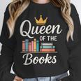 Librarian Queen Of The Books Book Reading Library Unisex Sweatshirt