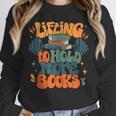 Lifting To Hold More Books Weightlifting Workout Bookish Unisex Sweatshirt