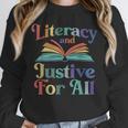 Literacy Justice For All Stop Book Banning Protect Librarian Unisex Sweatshirt Literacy Justice For All Stop Book Banning Protect Librarian Unisex Sweatshirt