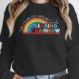 Take A Look A Book Vintage Reading Librarian Rainbow Unisex Sweatshirt