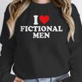 I Love Heart Fictional Men Simple Cute Books Reading Unisex Sweatshirt