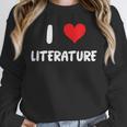 I Love Literature Heart Books Writing Reading Read Write Unisex Sweatshirt I Love Literature Heart Books Writing Reading Read Write Unisex Sweatshirt