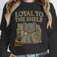 Loyal To The Shelf Knight Panther Book Lover Unisex Sweatshirt