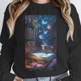 Magic Books Butterflies Fantasy Nature Tea Enchanting Unisex Sweatshirt
