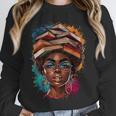 Melanin Girl Afro Book Lover Librarian Teacher Student Unisex Sweatshirt