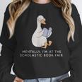 Mentally At The Scholastic Book Fair Retro Vintage Trendy Unisex Sweatshirt