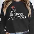 Merry Crisis Christmas Introvert Unisex Sweatshirt