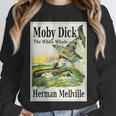 Moby Dick Book Cover Illustration Unisex Sweatshirt Moby Dick Book Cover Illustration Unisex Sweatshirt