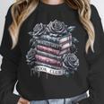 Morally Grey Book Club Floral Book Lover Graphic Unisex Sweatshirt