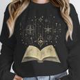 Mystic Astral Lunar Celestial Witch Spell Book Unisex Sweatshirt