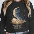 Night Owl Book Club Crescent Moon Late Night Reading Unisex Sweatshirt