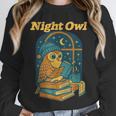 Night Owl Cozy Reading Tea Coffee Lover Bookworm Cute Unisex Sweatshirt