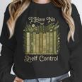 I Have No Shelf Control Vintage Botanical Books Graphic Unisex Sweatshirt