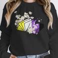 Non-Binary Book Lover Nonbinary Daisy LGBT Reading Pride Unisex Sweatshirt