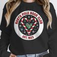 North Pole Book Club Shirt Candy Cane Christmas Unisex Sweatshirt