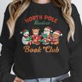 North Pole Readers Book Club Reading Book Christmas Unisex Sweatshirt North Pole Readers Book Club Reading Book Christmas Unisex Sweatshirt