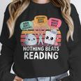 Nothing Beats Reading Rock Paper Scissors Books Lover Unisex Sweatshirt