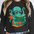 Octopus Reading Book Reading Bookworm Reader Unisex Sweatshirt
