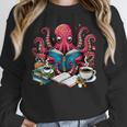Octopus Reading Book Coffee Lover Bookaholic Bookworm Reader Unisex Sweatshirt Octopus Reading Book Coffee Lover Bookaholic Bookworm Reader Unisex Sweatshirt