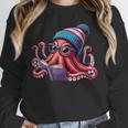 Octopus Reading Book Kraken Book Lover Unisex Sweatshirt