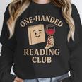 One-Handed Reading Club Smutty Book Lover Unisex Sweatshirt