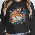 Open Book With Colorful Floral Reading Magic Unisex Sweatshirt Open Book With Colorful Floral Reading Magic Unisex Sweatshirt