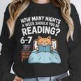 Orange Cat Reading Book 67 Six Seven Meme Unisex Sweatshirt