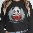 Panda With Book For Reading Enthusiasts Unisex Sweatshirt Panda With Book For Reading Enthusiasts Unisex Sweatshirt