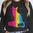 Pansexual Pride Celestial Cat Sitting Book LGBTQ Pan Colors Men Women Unisex Sweatshirt Pansexual Pride Celestial Cat Sitting Book LGBTQ Pan Colors Men Women Unisex Sweatshirt