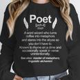 Poetry Poem Author Literature Book Lover Book Worm Poet Unisex Sweatshirt