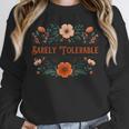 Pride And Prejudice Barely Tolerable Book Lover Bookish Unisex Sweatshirt