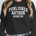 Proud Published Author 2025 Mom Dad Vintage Poet Book Writer Unisex Sweatshirt Proud Published Author 2025 Mom Dad Vintage Poet Book Writer Unisex Sweatshirt