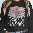 Rather Be Reading Book Lover Stack Unisex Sweatshirt Rather Be Reading Book Lover Stack Unisex Sweatshirt
