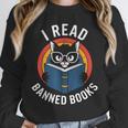 I Read Banned Books For Men Women Cat Banned Books Unisex Sweatshirt