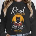 Read Banned Books Pet Cats Fight Evil Read Banned Reader Unisex Sweatshirt