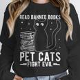 Read Banned Books Pet Cats Fight Evil Read Banned Books Unisex Sweatshirt