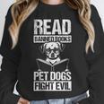 Read Banned Books PET DOGS FIGHT EVIL Read Banned Books Dog Unisex Sweatshirt
