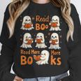 Read Boo KS Read More Bo KS Cute Ghost Reading Book Unisex Sweatshirt Read Boo KS Read More Bo KS Cute Ghost Reading Book Unisex Sweatshirt