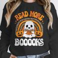 Read More Books Booooks Ghost Pumpkin Cute Teacher Halloween Unisex Sweatshirt