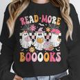 Read More Books Ghosts Reading Book Teacher Halloween Unisex Sweatshirt